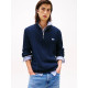 Tommy Hilfiger Ανδρική πλεκτή μπλούζα Cable Knit Quarter-Zip Slim Jumper